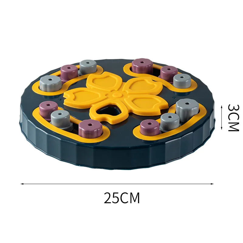 Puzzle interactif et éducatif anti-ennui pour chien - Modèle ondulé ( Niveau intermédiaire )