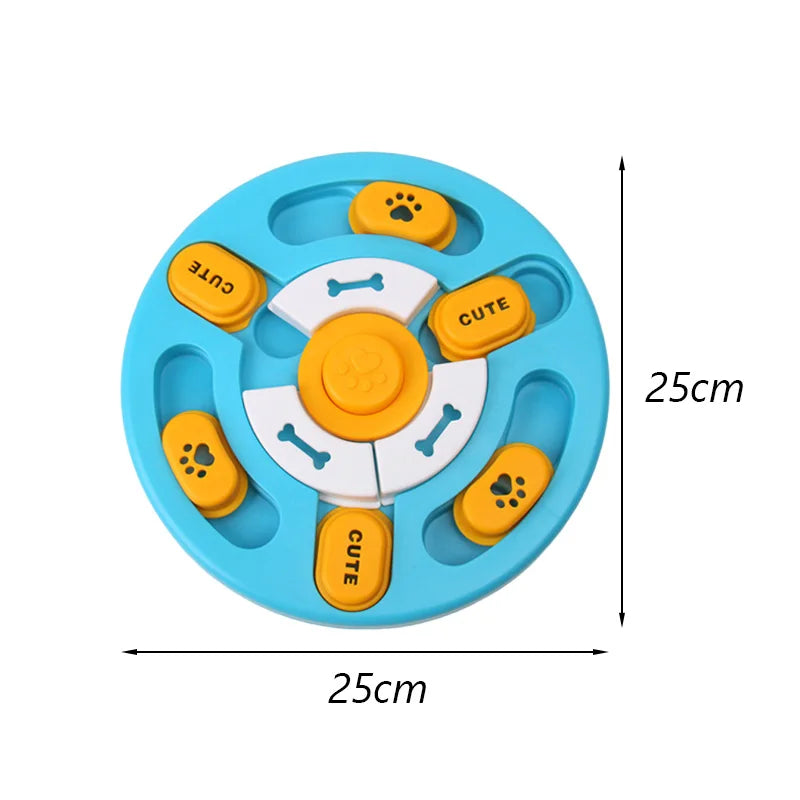 Puzzle interactif et éducatif anti-ennui pour chien - Circulaire ( Niveau intermédiaire )
