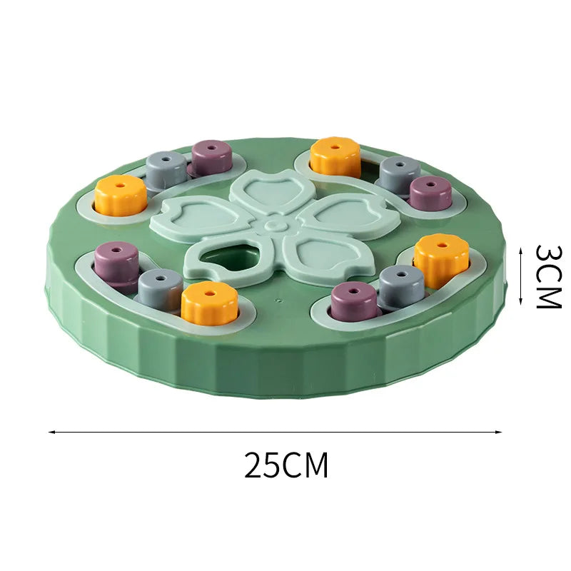 Puzzle interactif et éducatif anti-ennui pour chien - Modèle ondulé ( Niveau intermédiaire )
