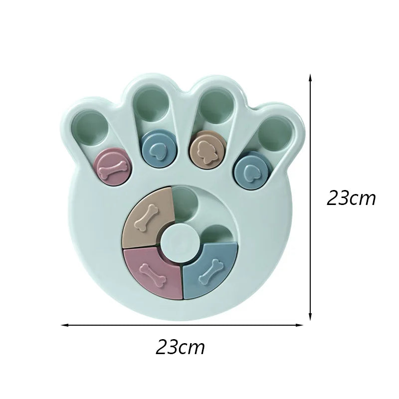 Puzzle interactif et éducatif anti-ennui pour chien - Patte ( Niveau débutant )