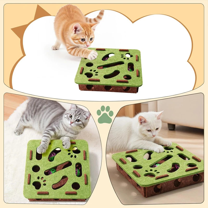 Puzzle interactif pour chat