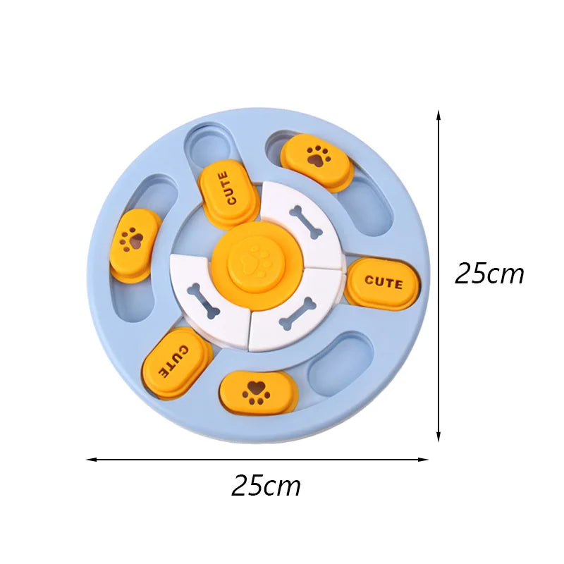 Puzzle interactif et éducatif anti-ennui pour chien - Circulaire ( Niveau intermédiaire )